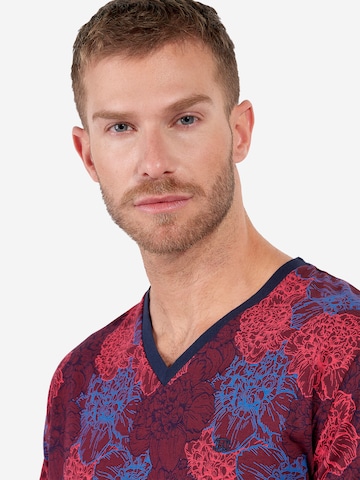 Pyjama long ' Bouquet Long Sleepwear ' HOM en bleu