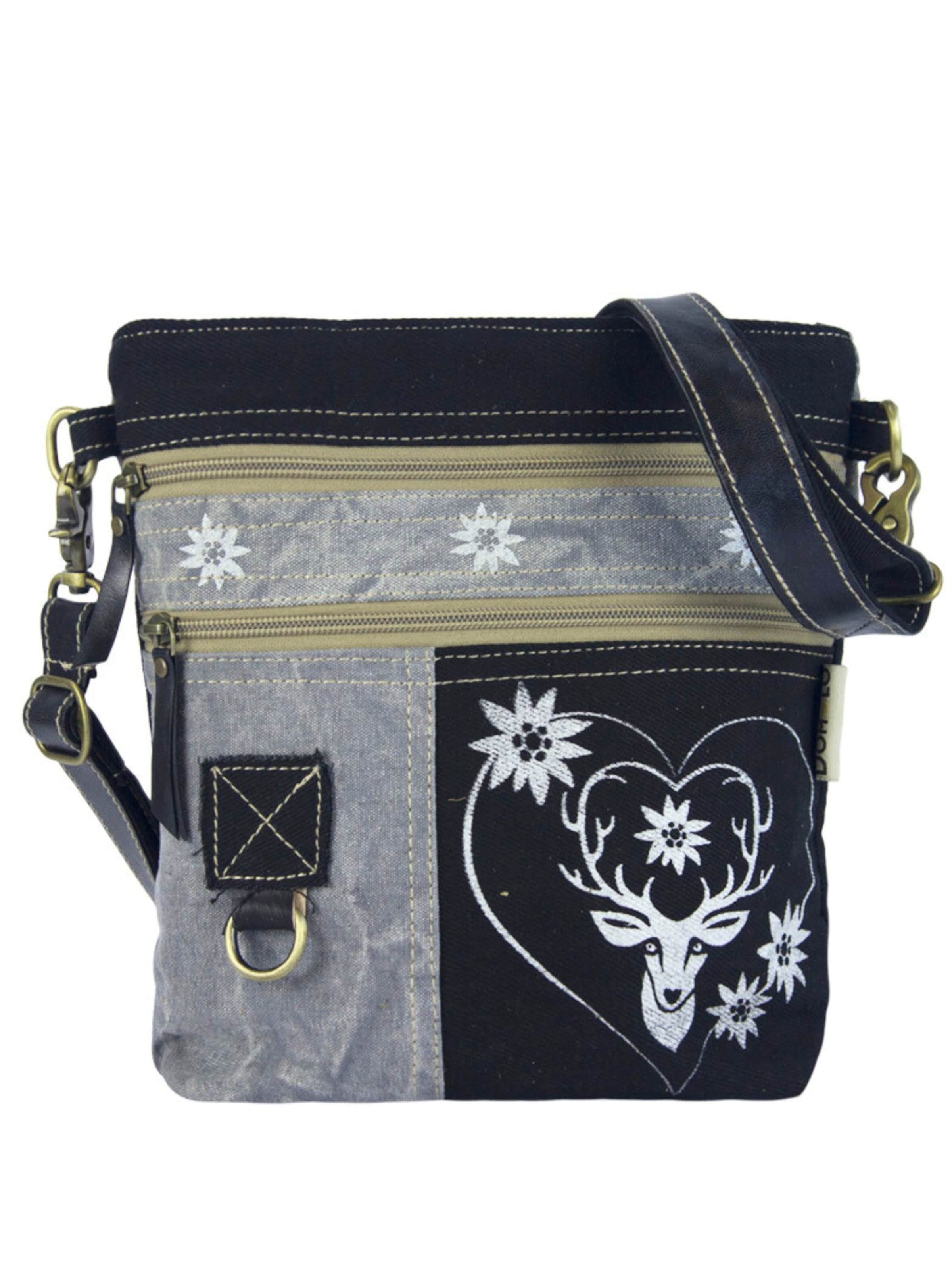 DOMELO Umhängetasche 'Domelo' in Grau: Vorderseite