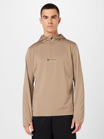 Virtus Athletic Sweatshirt 'Bale' in Brown: front