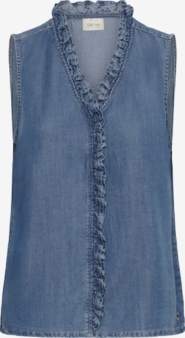 mėlyna Cream Palaidinė 'Molly': priekis