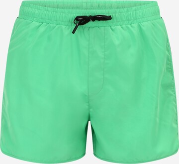 Shorts de bain Karl Lagerfeld en vert : devant