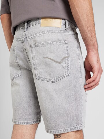 Only & Sons Regular Дънки 'ONSEDGE' в сиво