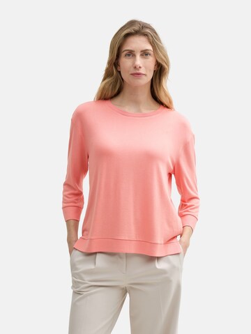 TOM TAILOR Shirt in Oranje: voorkant
