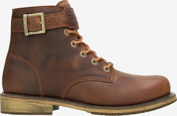 Bottes à lacets Harley Davidson en marron : devant