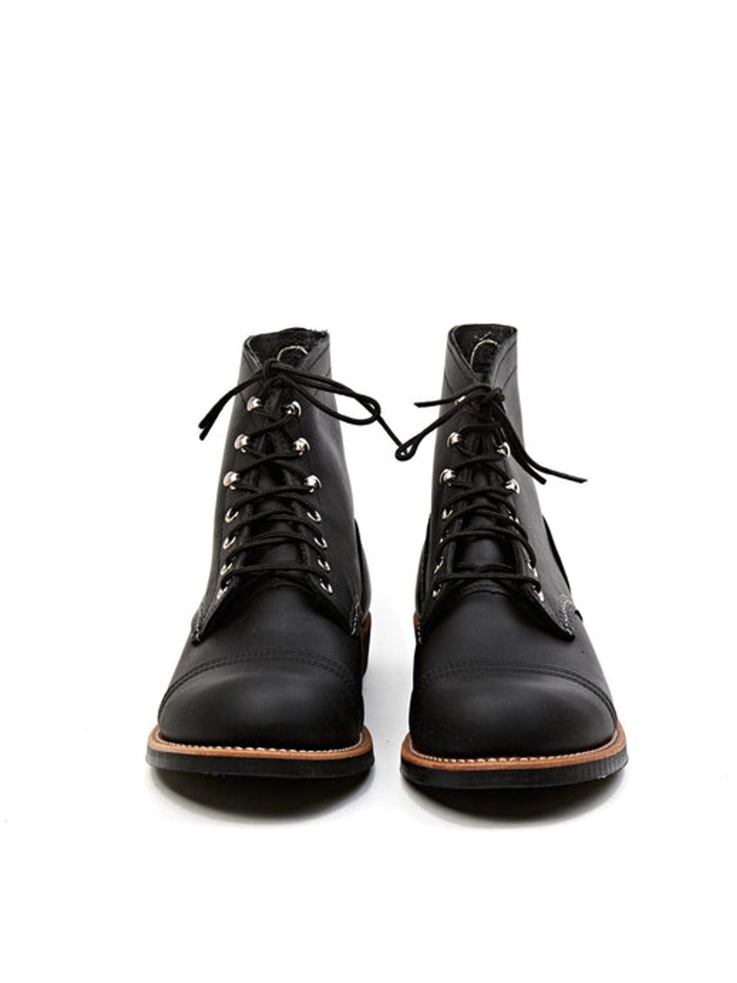 RED WING SHOES Lace-up boot '8084 Iron Ranger Black' in Black