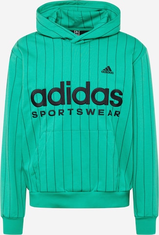 ADIDAS SPORTSWEAR Αθλητική μπλούζα φούτερ σε πράσινο: μπροστά