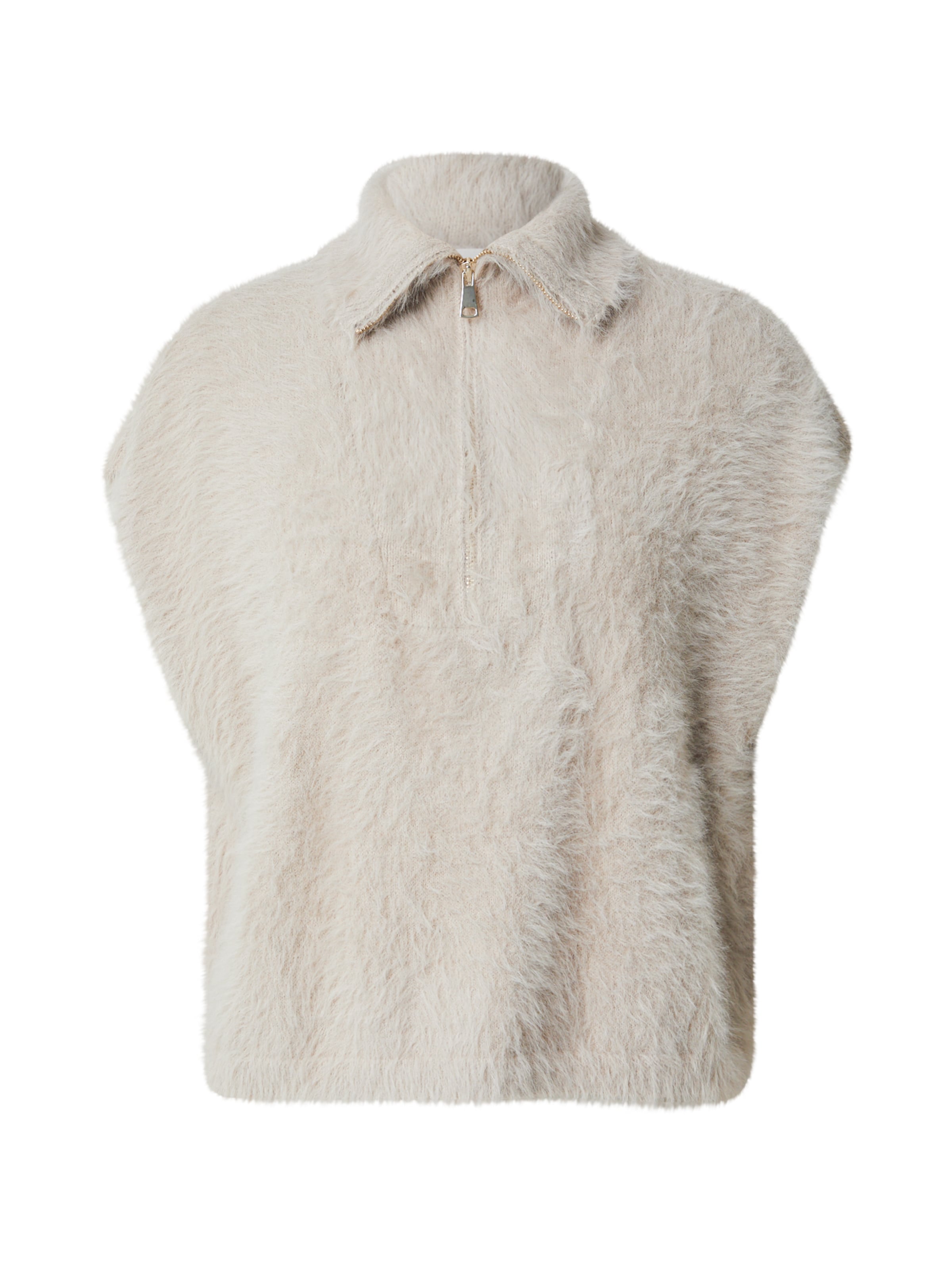 Pull-over Cartoon en beige : devant