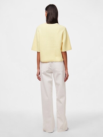 PIECES Pullover in Gelb