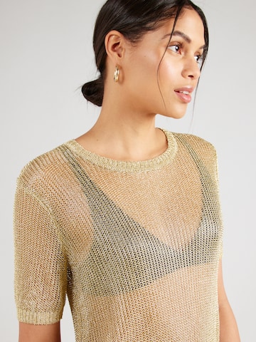 Pullover di PATRIZIA PEPE in oro