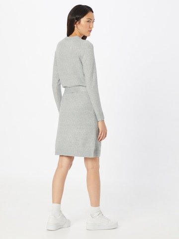 PIECES Knitted dress 'Cava' in Grey