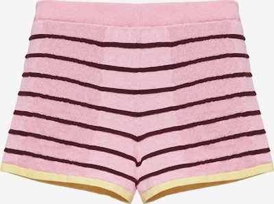 Pull&Bear Housut 'PACIFIC TRICOT RAYAS' koossa 34 värissä vaaleankeltainen / syklaami / roosa, Tuotenäkymä