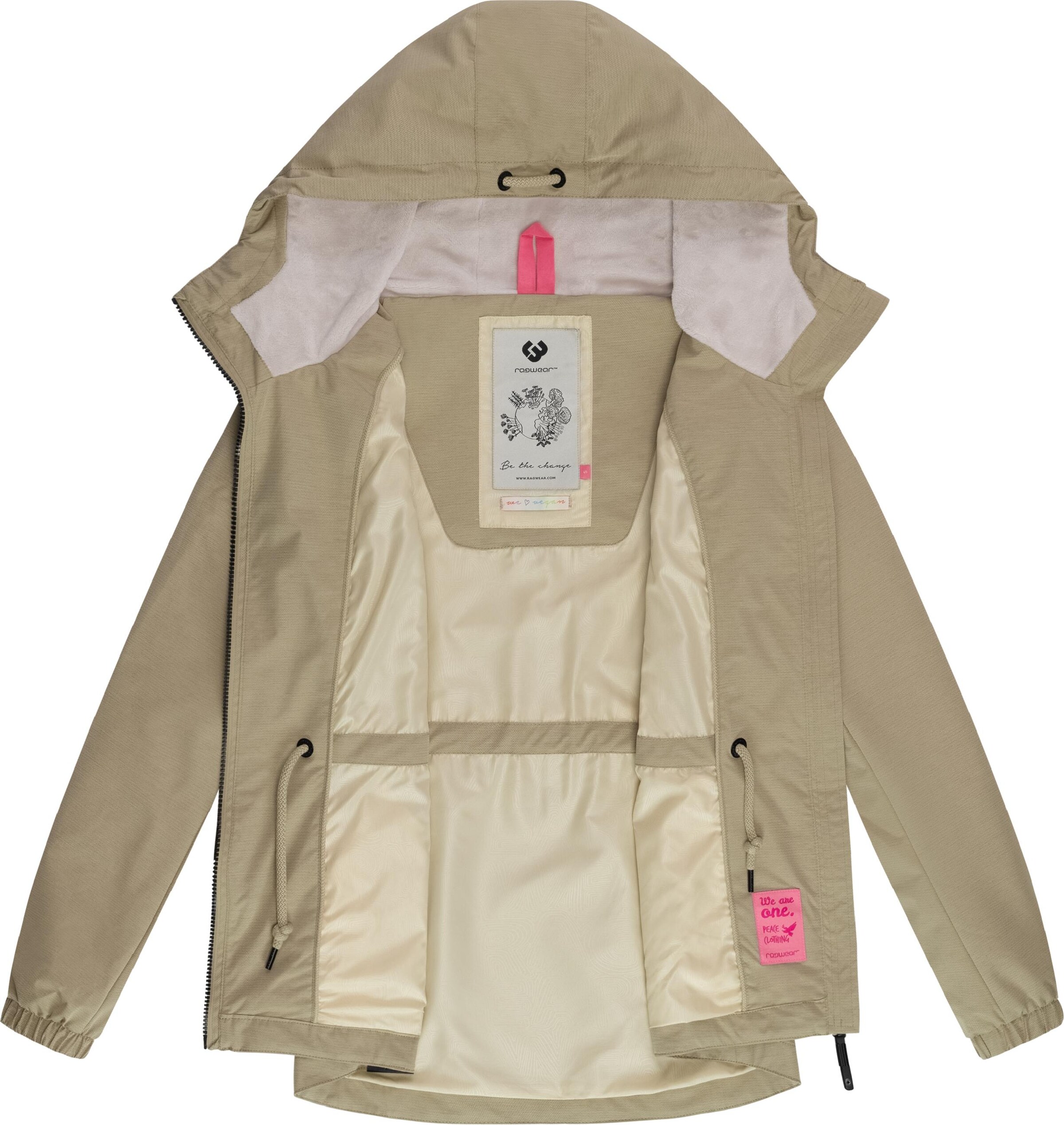 smėlio Ragwear Funkcinė striukė  'Dankka'