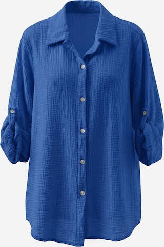 TorWeit Oversized Shirt in Blue: front