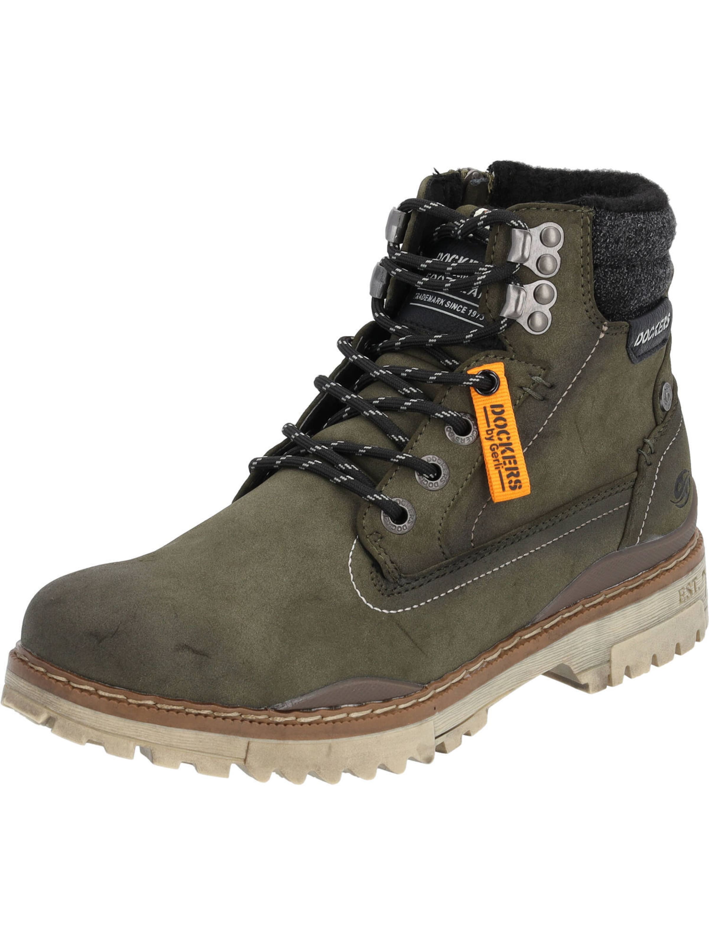 Dockers by Gerli Боти с връзки в зелено: отпред