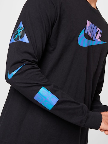 Nike Sportswear Shirt 'FESTIVAL' in Schwarz