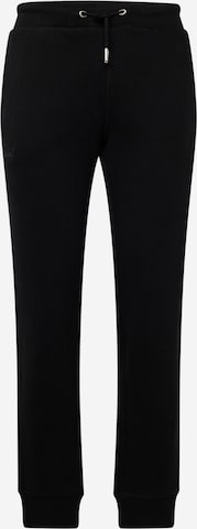 Superdry Tapered Broek 'Essential' in Zwart: voorkant