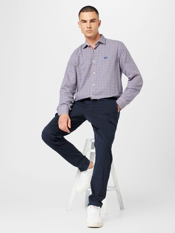 La Martina Regular fit Button Up Shirt in Blue