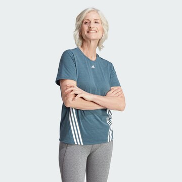 T-shirt fonctionnel 'Train Icons' ADIDAS SPORTSWEAR en bleu : devant