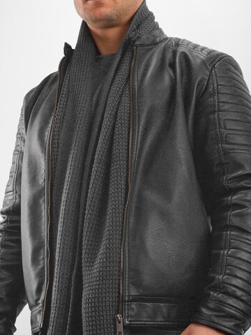 Manufaktur13 Scarf 'Rough' in Grey