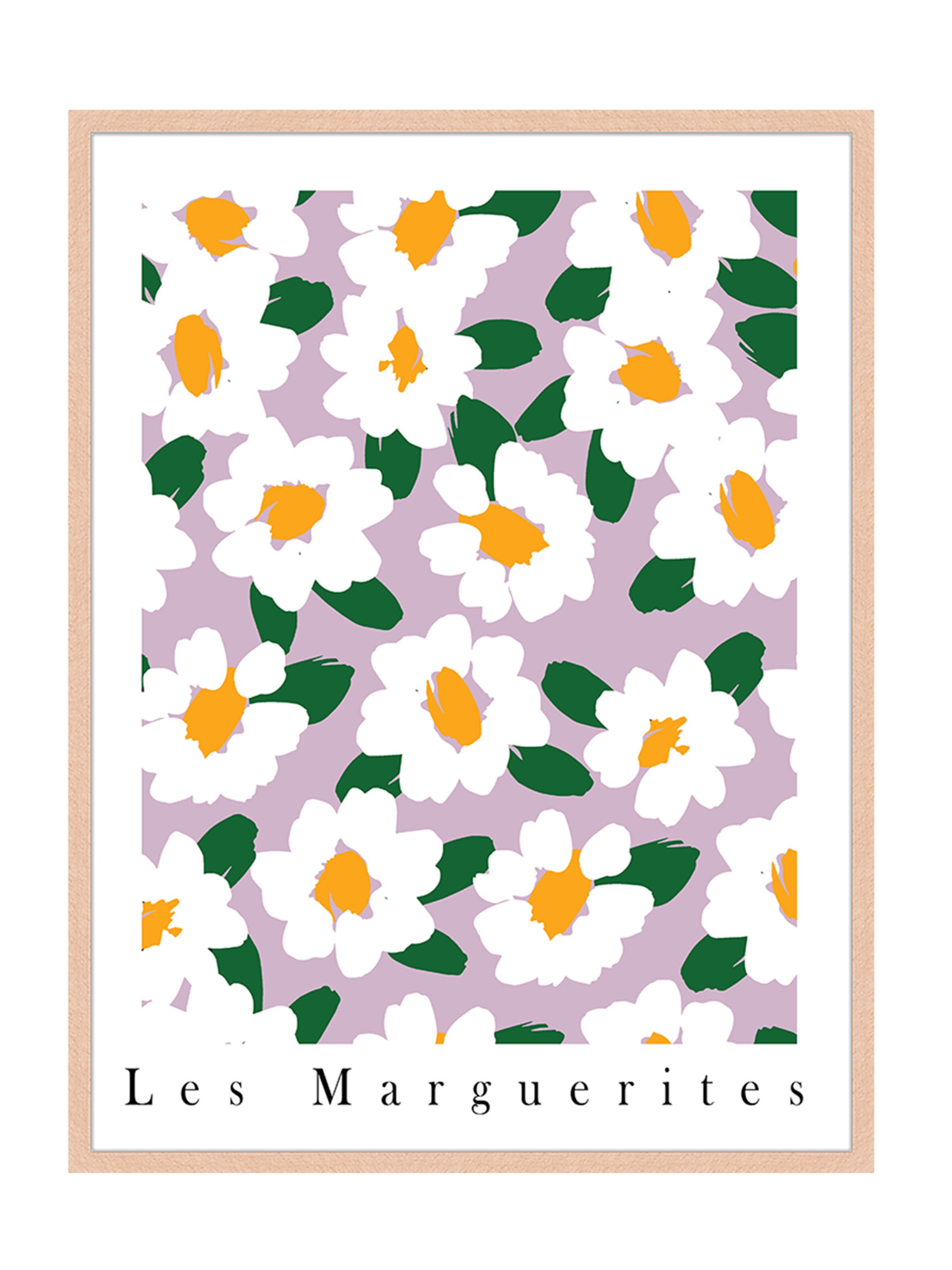 Liv Corday Image 'Les Marguerites' in White: front