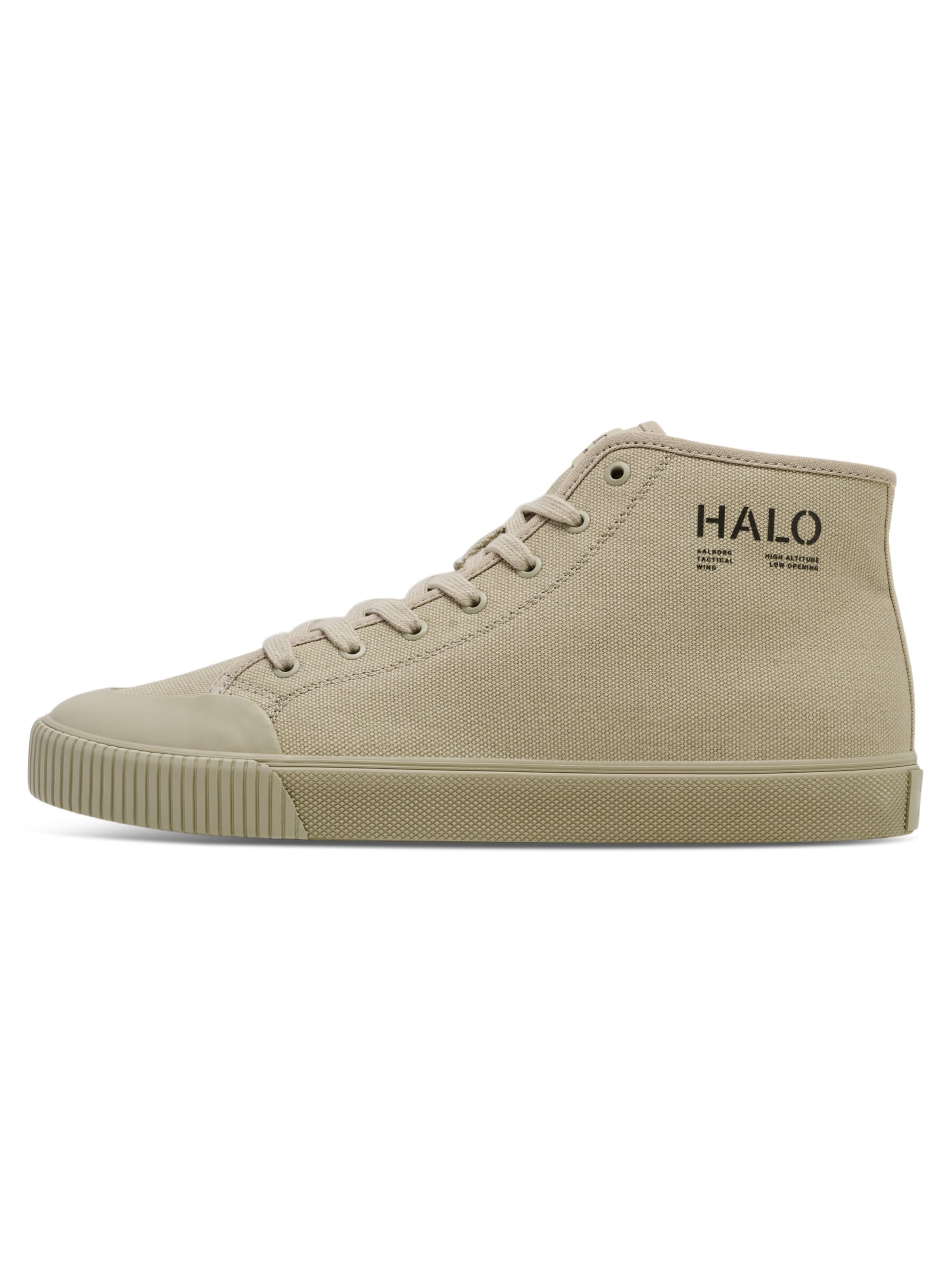 HALO Sneakers hoog in Beige: voorkant