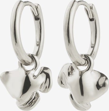 sidabrinė Pilgrim Auskarai 'Luis': priekis