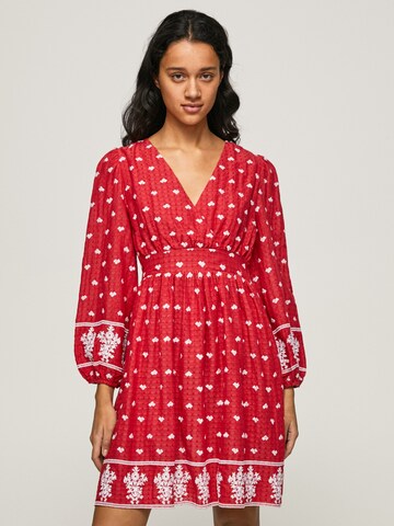 Pepe Jeans Dress ' BATIA ' in Red: front