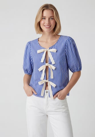 usha BLUE LABEL - Blusa en azul: frente