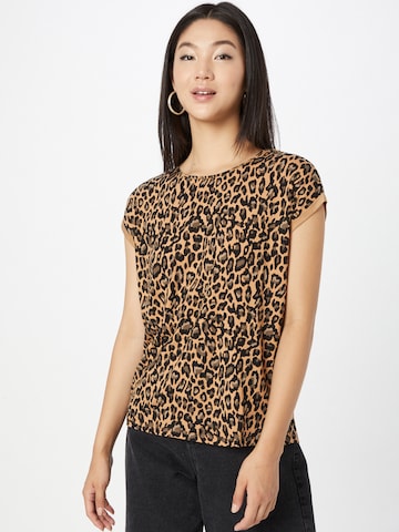 VERO MODA Shirt 'Ava' in Bruin: voorkant