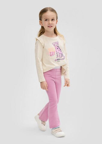 Flared Leggings di s.Oliver in rosa