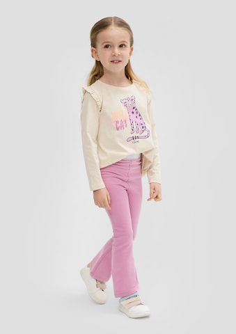 s.Oliver - Flared Leggings em rosa