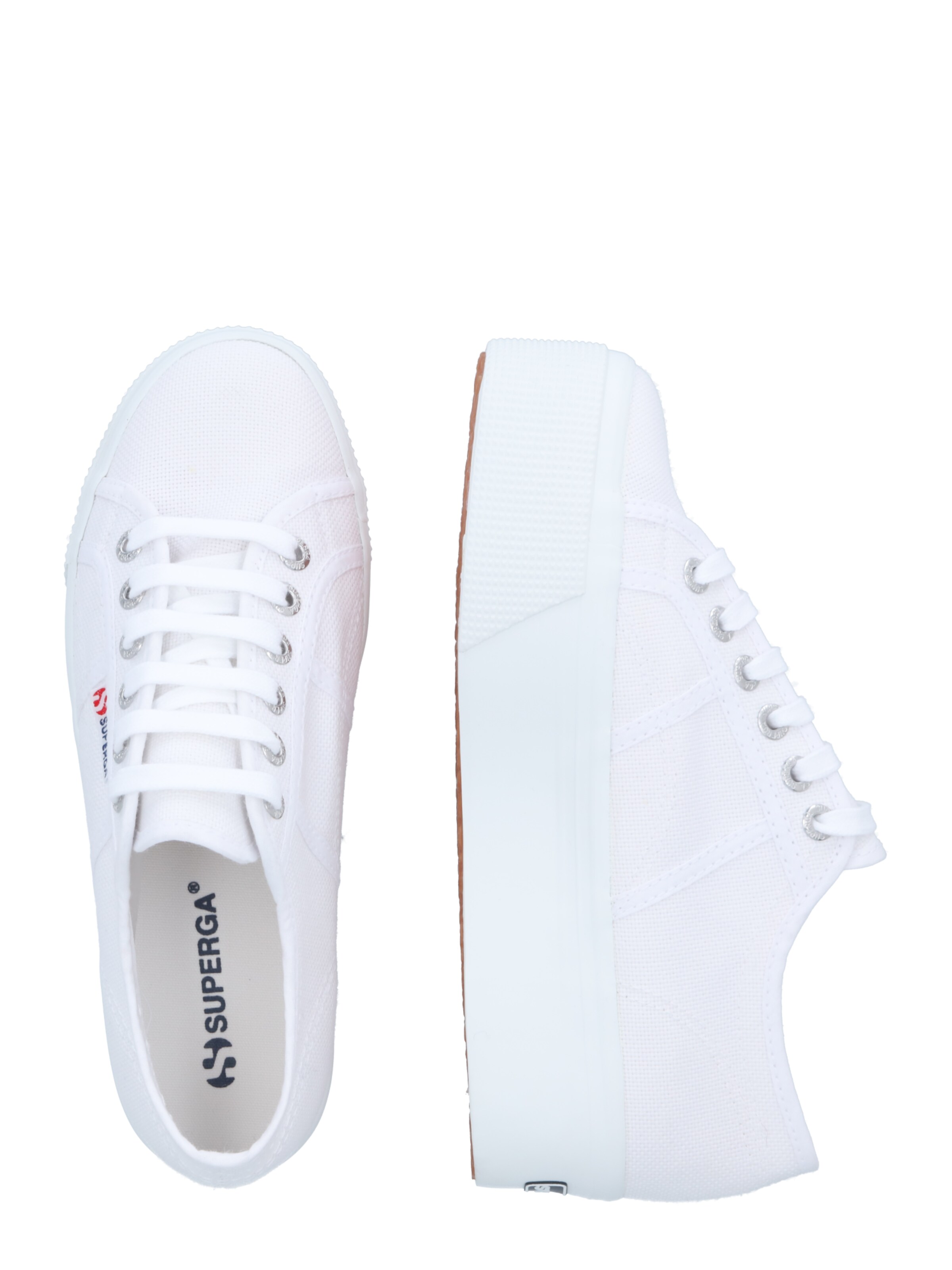 SUPERGA Platform trainers in White