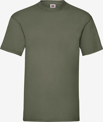 FRUIT OF THE LOOM Shirts 'T-shirt' i grøn: forside
