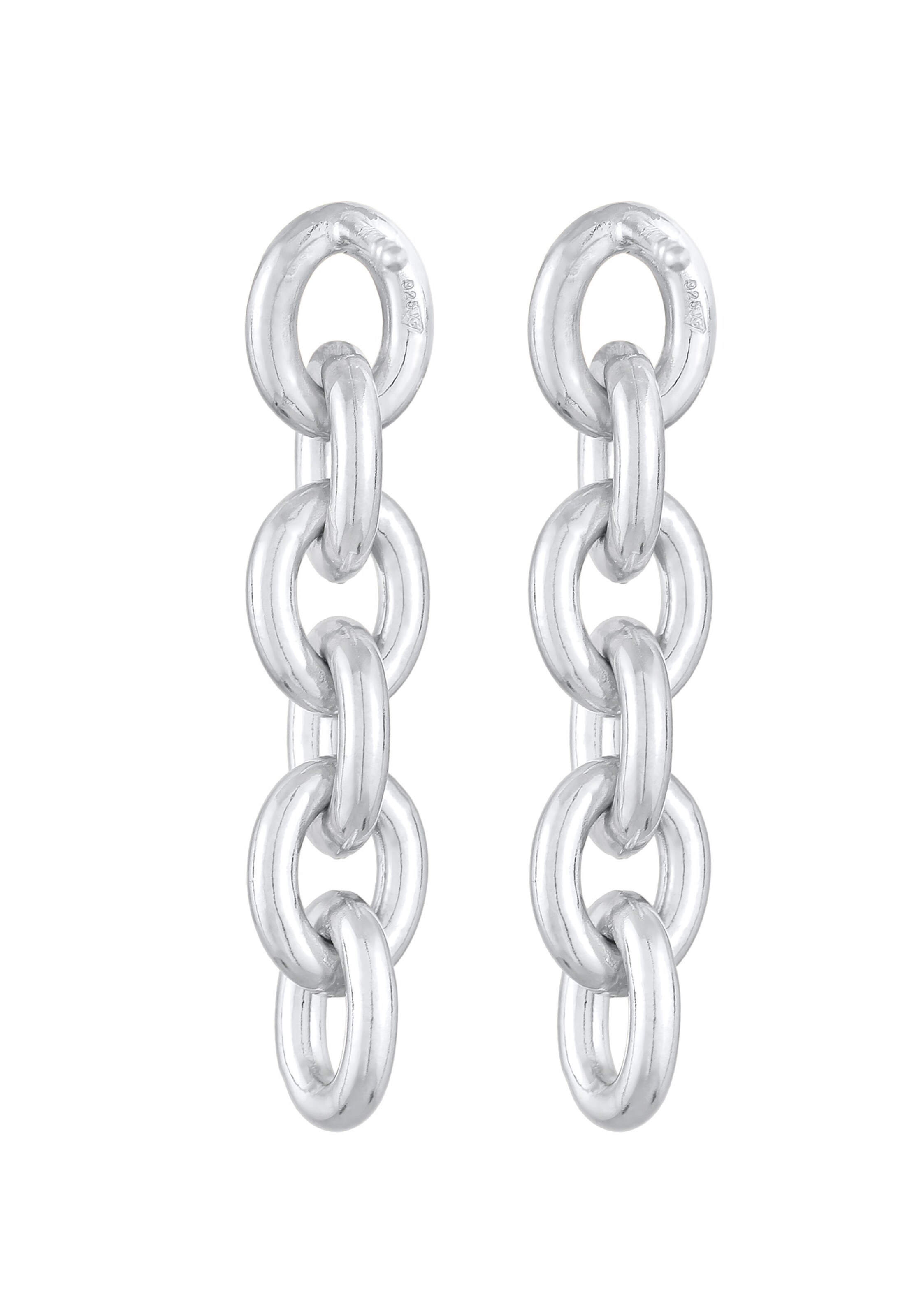 Boucles d'oreilles 'Chunky' ELLI en argent
