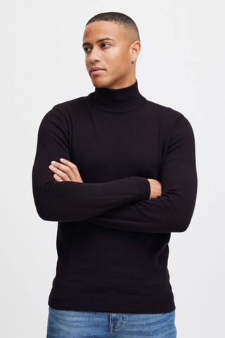 !Solid Rollkragenpullover 'Agrio' in Schwarz: predná strana