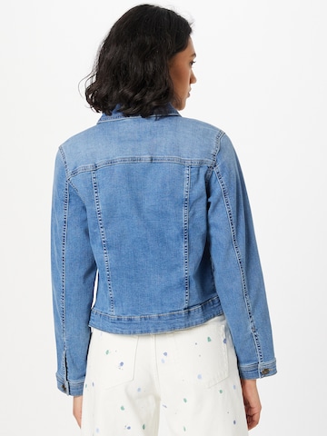 PIECES Between-Season Jacket 'Oia' in Blue