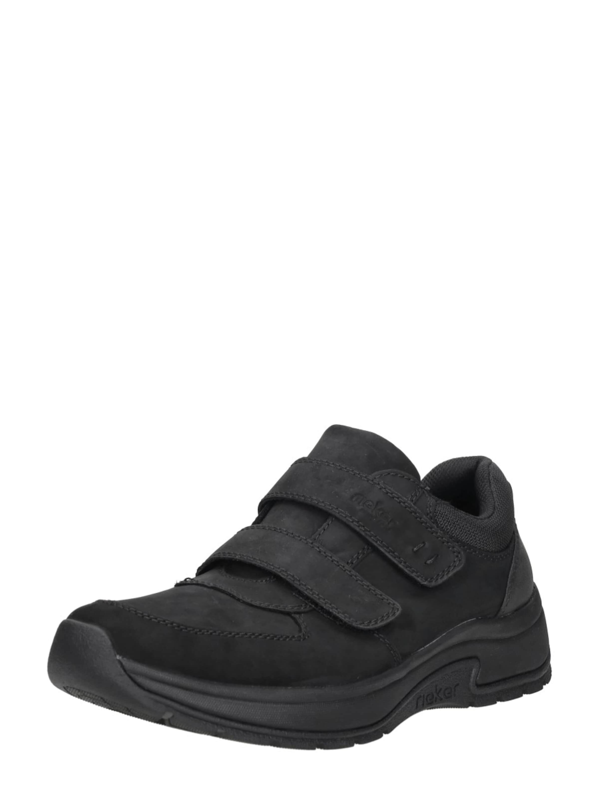 Baskets Rieker en noir : devant