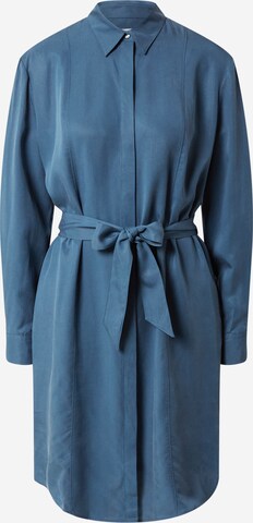 Calvin Klein Košilové šaty – modrá: přední strana