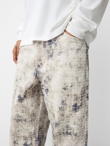 Bershka Loosefit Jeans in Groen