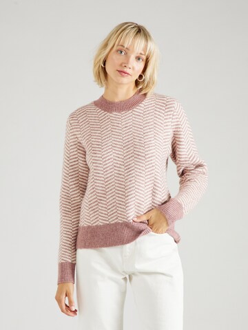 Pull-over ABOUT YOU en rose : devant
