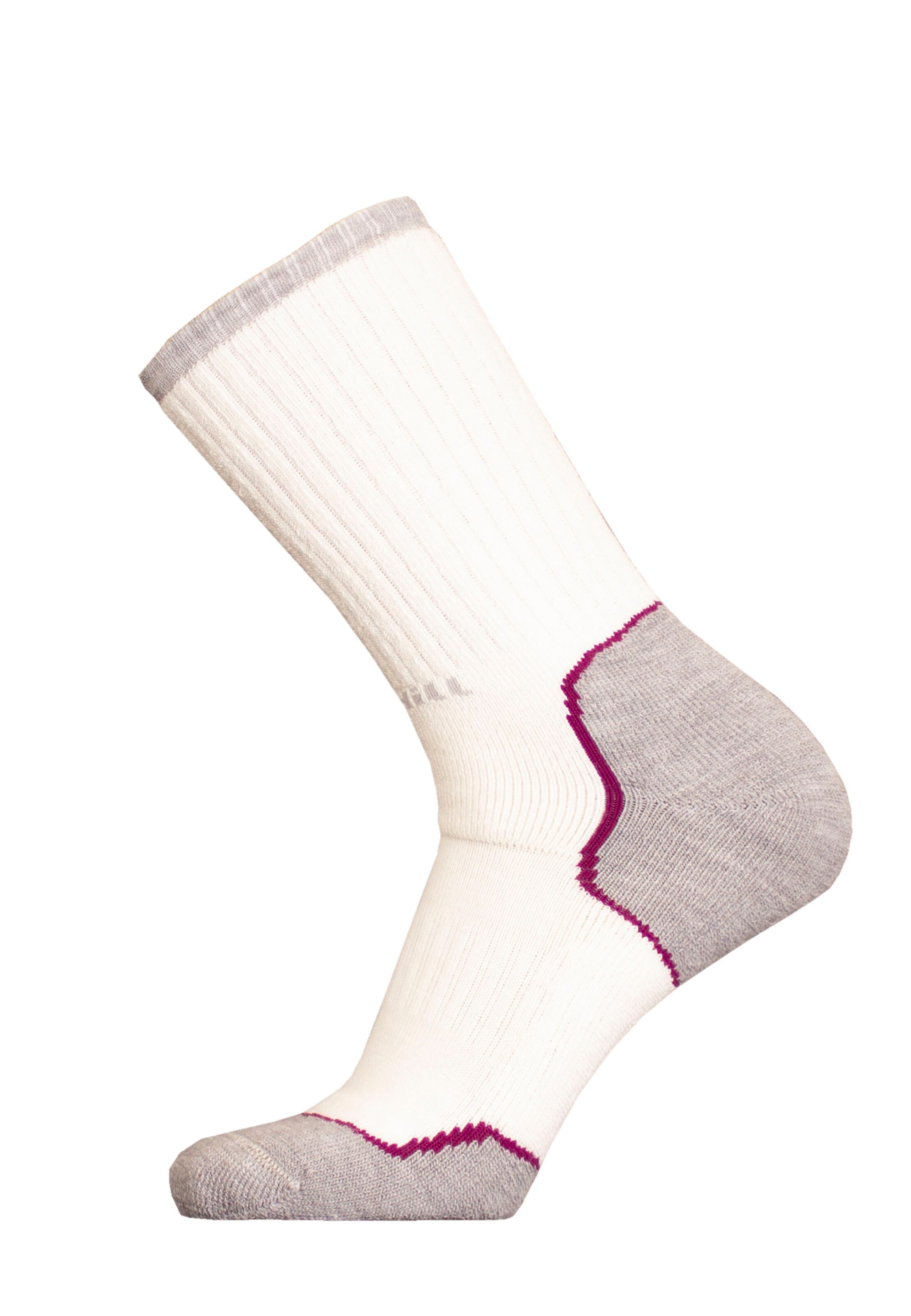 UphillSport Athletic Socks in White: front