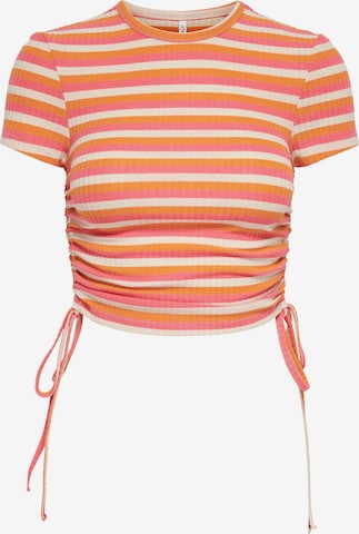 T-shirt 'Wendy' ONLY en orange : devant
