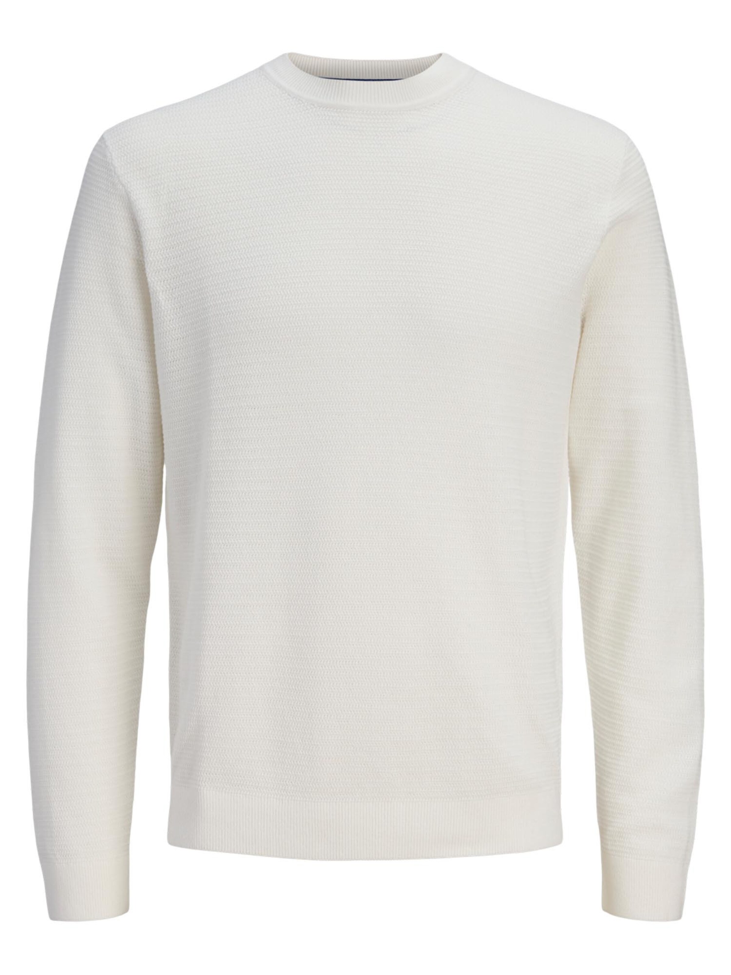 JACK & JONES Pullover 'Bluriley'‌‌‌‌‌‌‌‌ in Weiß: Vorderseite