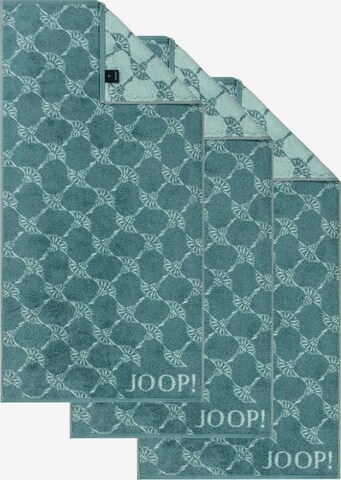 JOOP! Handdoek 'Doubleface' in Groen: voorkant