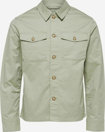 Veste mi-saison SELECTED HOMME en vert : devant