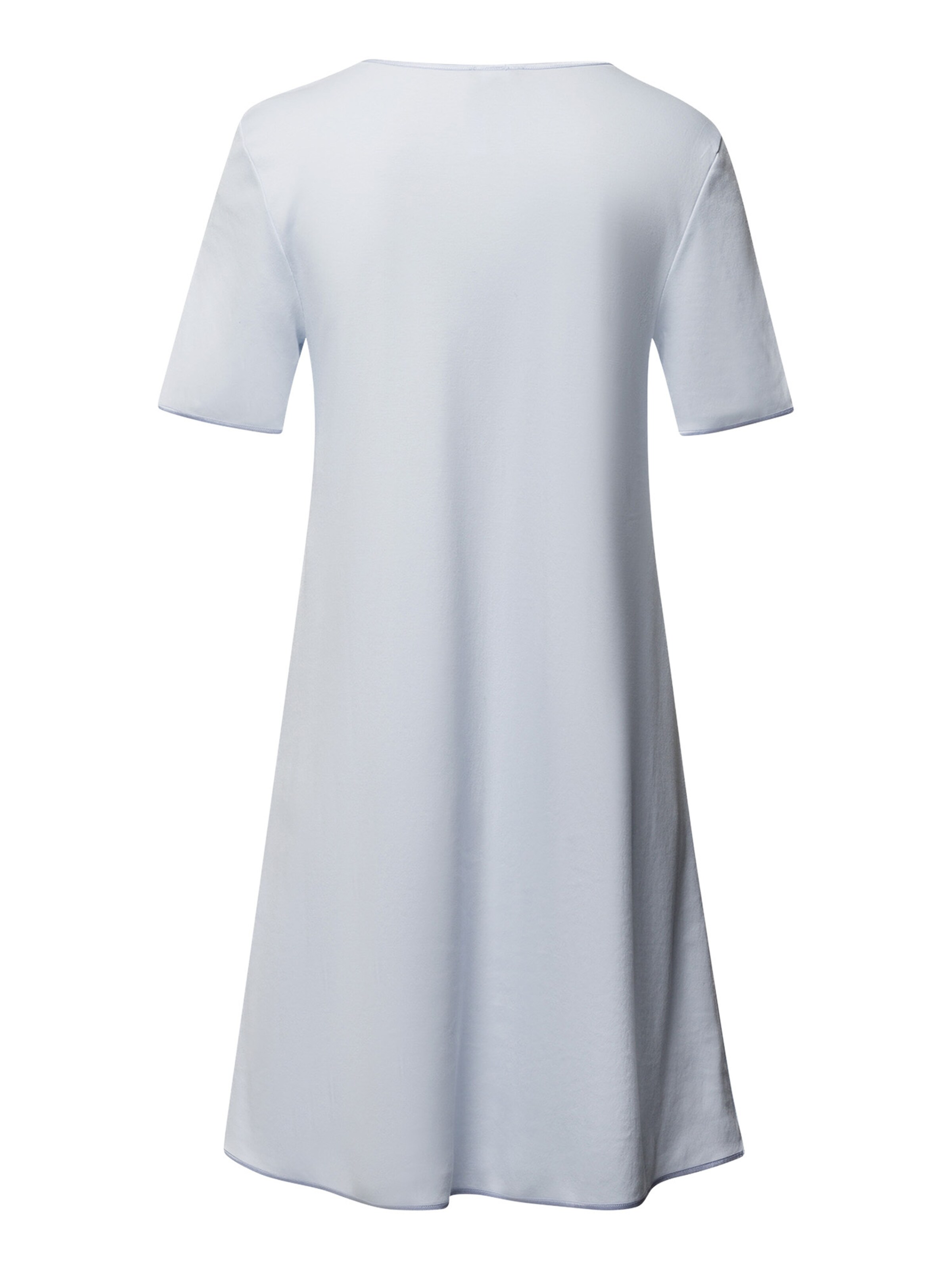Hanro Nachthemd ' Cotton Silk ' in Blauw