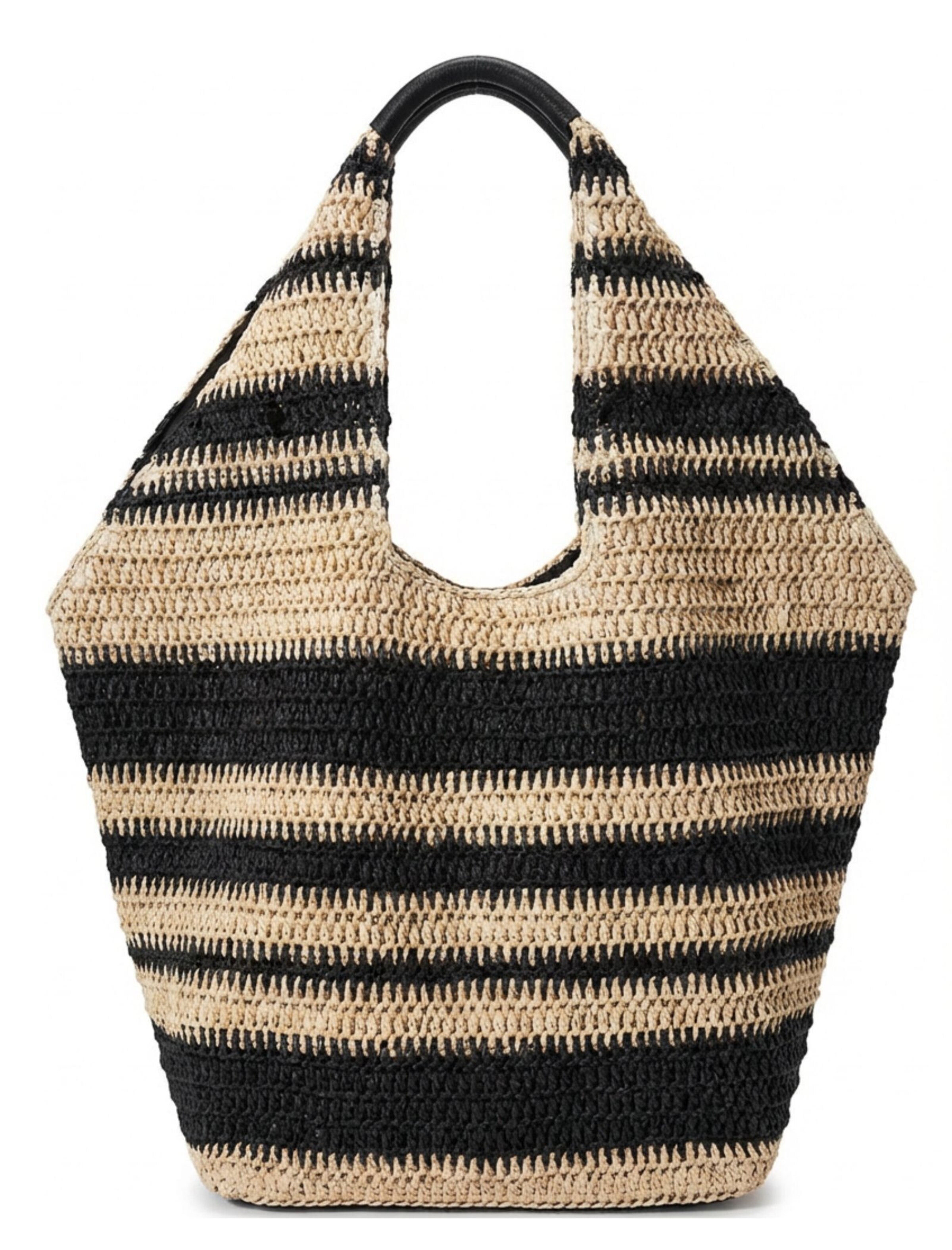 South Beach Shopper i beige / sort, Produktvisning