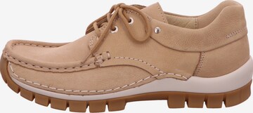 Wolky Lace-Up Shoes in Beige