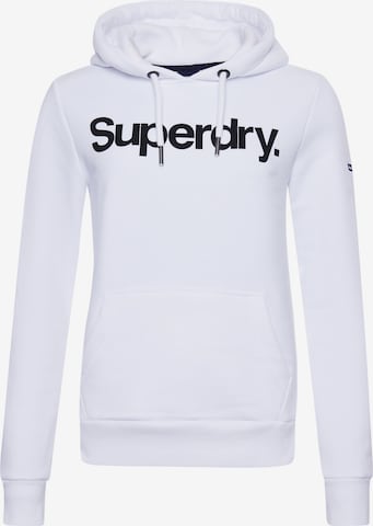 Superdry Sweatshirt in White: front
