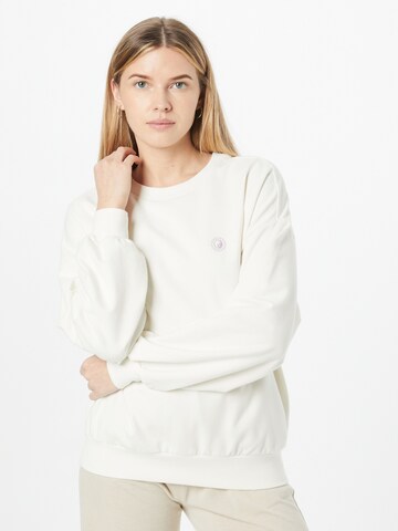 Sweat-shirt 'Monica' mazine en blanc